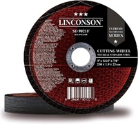 LINCONSON 10 Pack 9” Cut Off Wheel for Metal & Sta