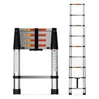 Simple Deluxe Telescoping Ladder 8.5FT Aluminum On