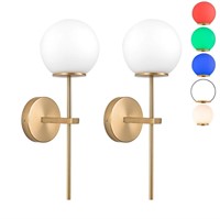 Modern Battery Operated Wall Sconces Set Of 2,