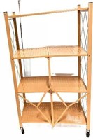 Tidy & Co. Collapsible 4- Tier Rack with Lattice