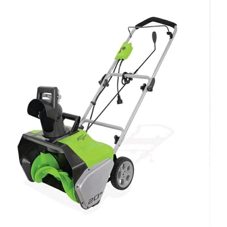 Greenworks, 13 Amp 20 in. Corded Electric Snow Thr