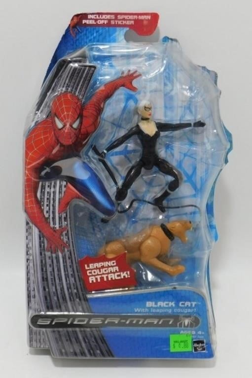 Spider-Man Black Cat Cougar Action Figure Toy -