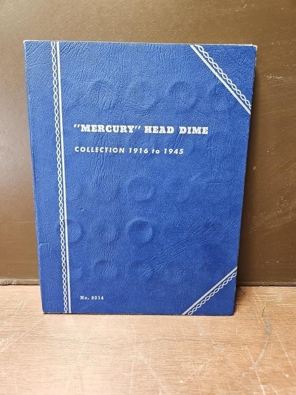 Mercury Dime Collection Book Only
