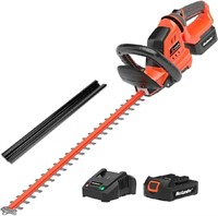 MAXLANDER Cordless Hedge Trimmer with 22”Dual-Acti