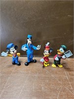 4 Disney Plastic Characters