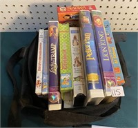 VHS/DVD GROUP IN BAG