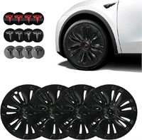 BASENOR Tesla Model Y Hubcaps 19 Inch Wheel OEM Ri