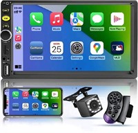 7 Double Din Touch Screen Car Radio with Apple Car