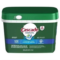 Cascade Complete Dishwasher Detergent, Fresh