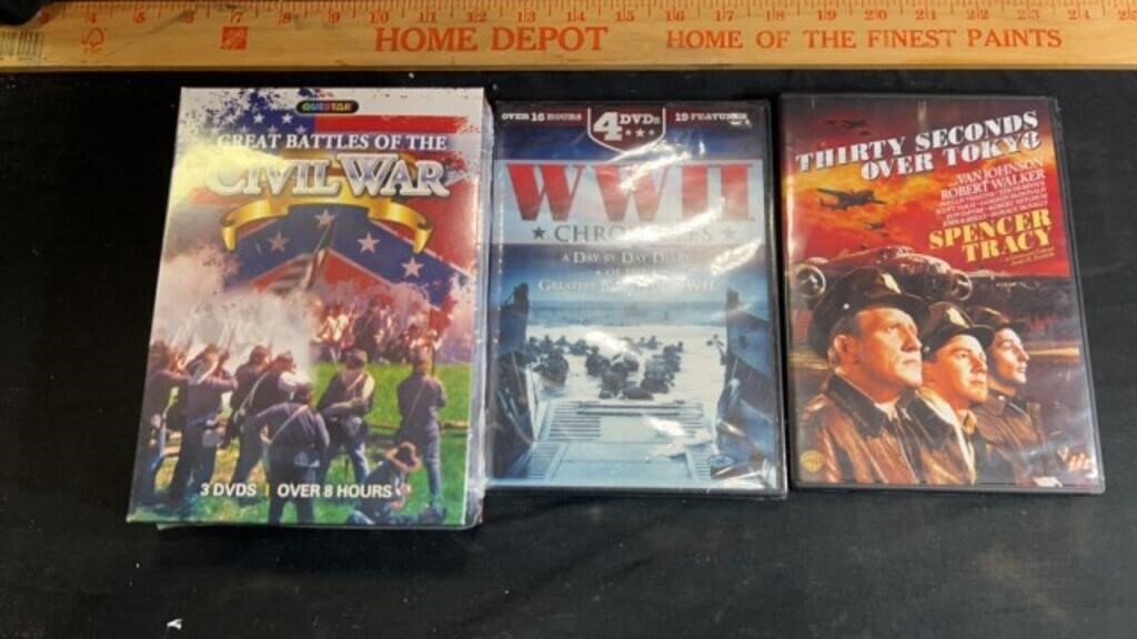 Dvds civil war, WW2 Chronicles, 30 Seconds over