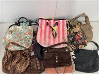 14 purses, handbags, etc - Guess, Tignanello, B.