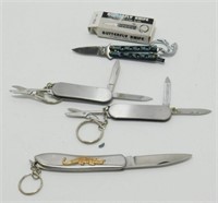 4 Pocket Knife Keychains