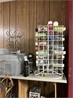 lot of craft paint mostly acrylic and 2 metal