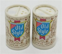 2 Heileman’s Old Style Beer Salt Shakers