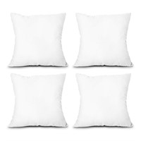 EDOW Throw Pillow Inserts, Set of 4 Lightweight