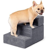 3-Step Dog Stairs For High Beds And Couch