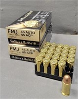 100 Rounds - .45ACP 230gr - Sellier & Bellot