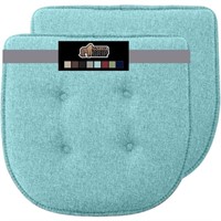 2 PAK 16" X 17"Memory Foam Chair Cushions