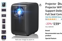 Projector?Built-in Netflix/YouTube/Prime Video?