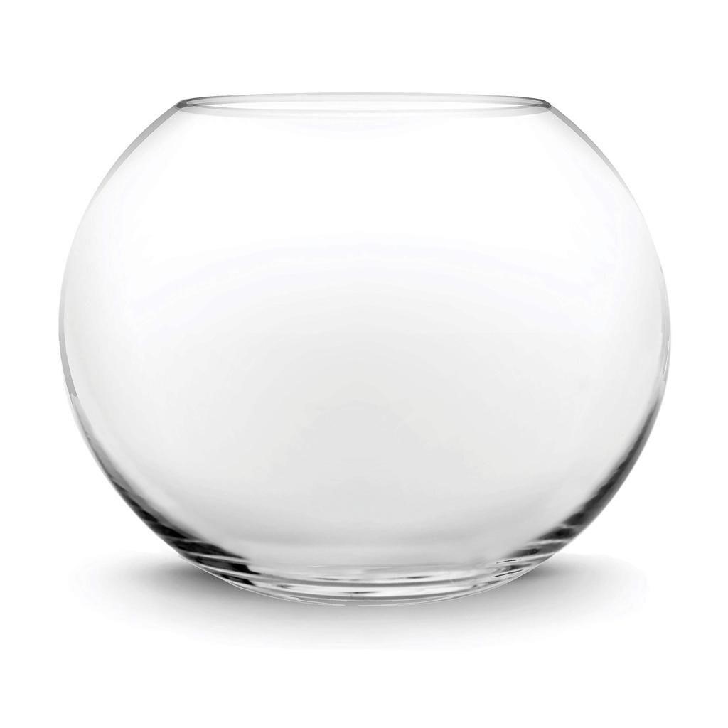 CYS EXCEL Glass Bubble Bowl (H-6" W-8", Approx.