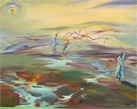 Sontina Reid Painting, 1997, 18" x 24"