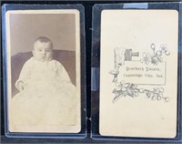 (2) Overbeck STUDIOS Cabinet Cards