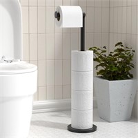 Freestanding Stainless Steel 5-Roll Toilet Paper