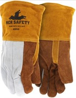 MCR Safety Leather Welding Work GlovesJersey Foam