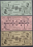 3  1961  Proposed  $1 Bank of Canada designs