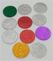 11 Mardi Gras Coins