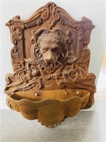 lion cast iron font