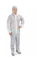 SZ XL 25 pack  Uline Economy Deluxe Coverall with