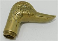 Brass Cane Duck Head