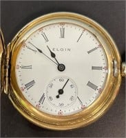 1903 Elgin Model 2, Size 0-3, HC, SW, SS, Gold