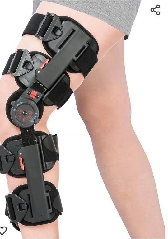 Medibot Hinged Knee Brace ROM Adjustable Post Op