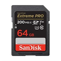 SanDisk 64GB Extreme PRO SDXC UHS-I Memory Card -