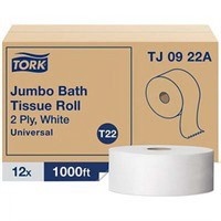 TORK Universal Bath Tissue - 2 Ply - 3.60 x 1000ft