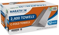 12 Pack 2 400 C-Fold Towels