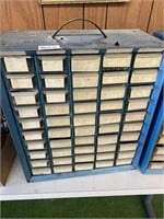 50 Box Metal Organizer w/Diodes, resistors