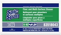 3 oz. Packs  45/CT  GN Spic and Span Floor Cleaner