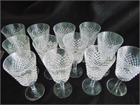 Set of 12 Waterford Crystal Wine Glasses - Alana