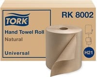 6 Count (Pack of 1)  Tork H21 Towel Roll  Natural
