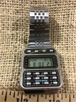 Appears to be vintage Casio Data Bank calculator
