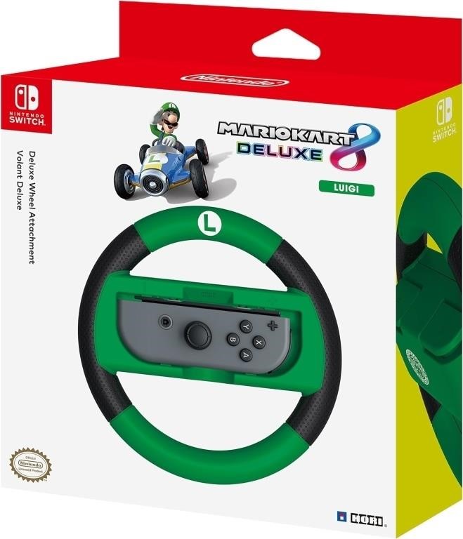 Hori Mario Kart 8 Deluxe - Luigi Racing Wheel -