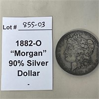 1882-O "Morgan" 90% Silver Dollar
