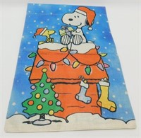 Snoopy Merry Christmas Flag