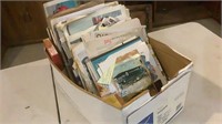 Box Of Vintage Magazines & Paper Collectibles