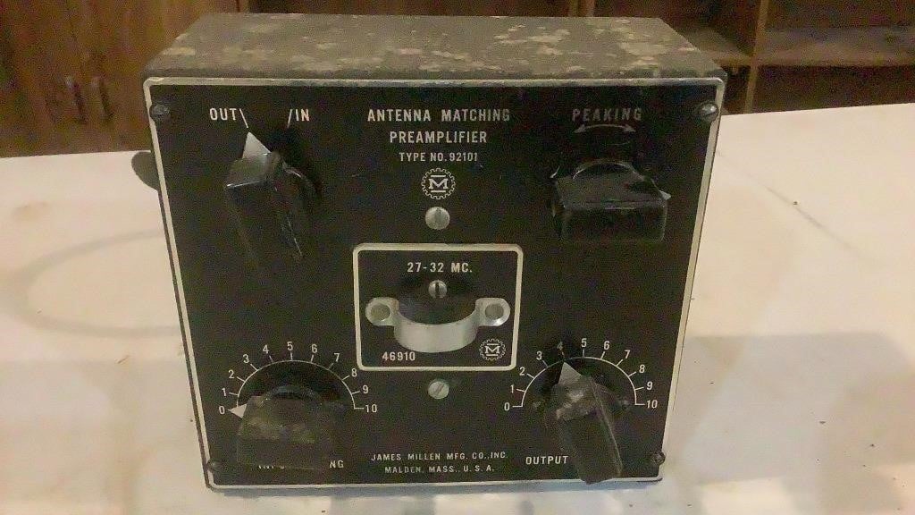 Vintage James Millen Antenna Matching Preamplifier