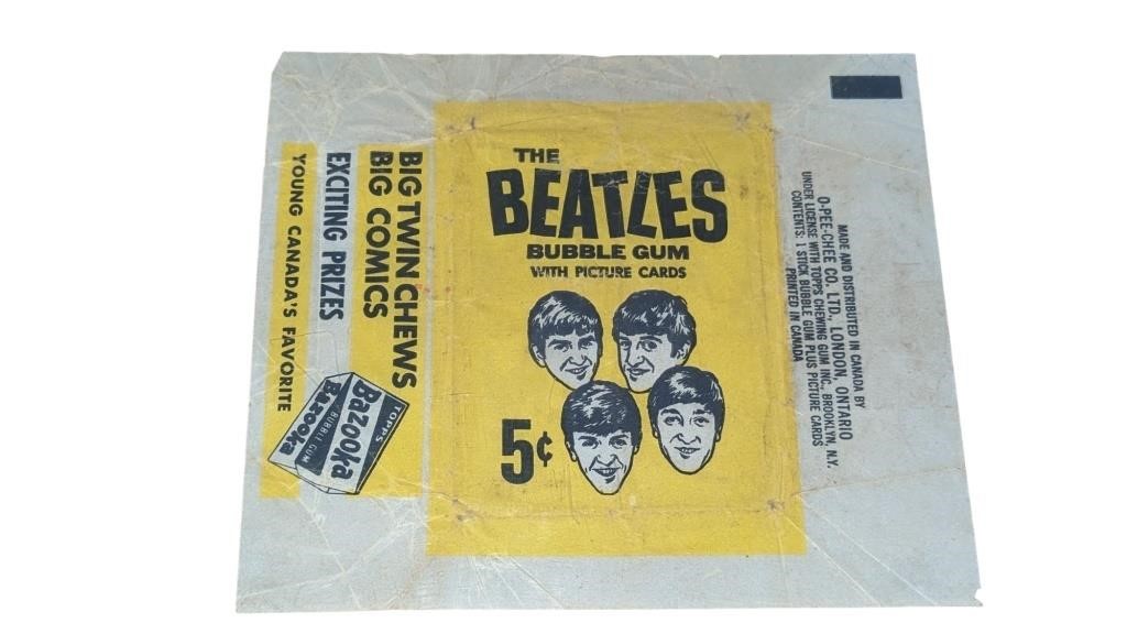 1964 OPC The Beatles wax Wrapper