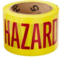 3 Wide Baricade Tape Danger Benzene Hazard Restric
